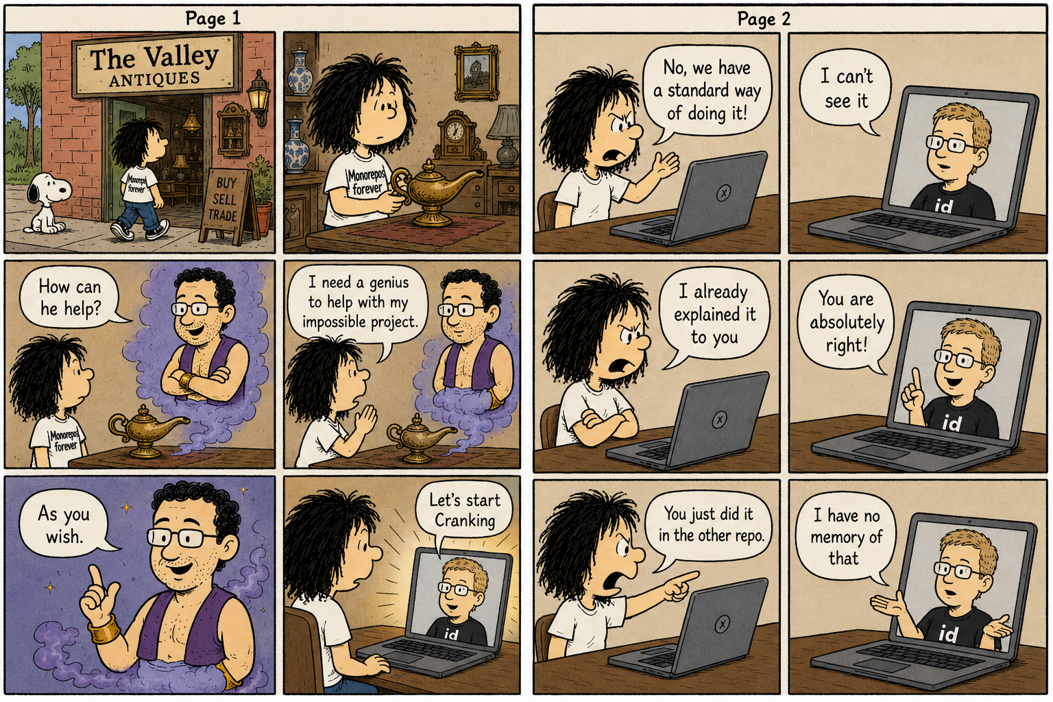 Peanuts on agent autonomy