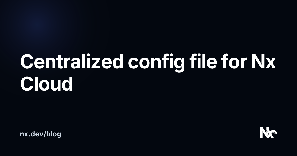 We Simplified the Nx CI Configuration