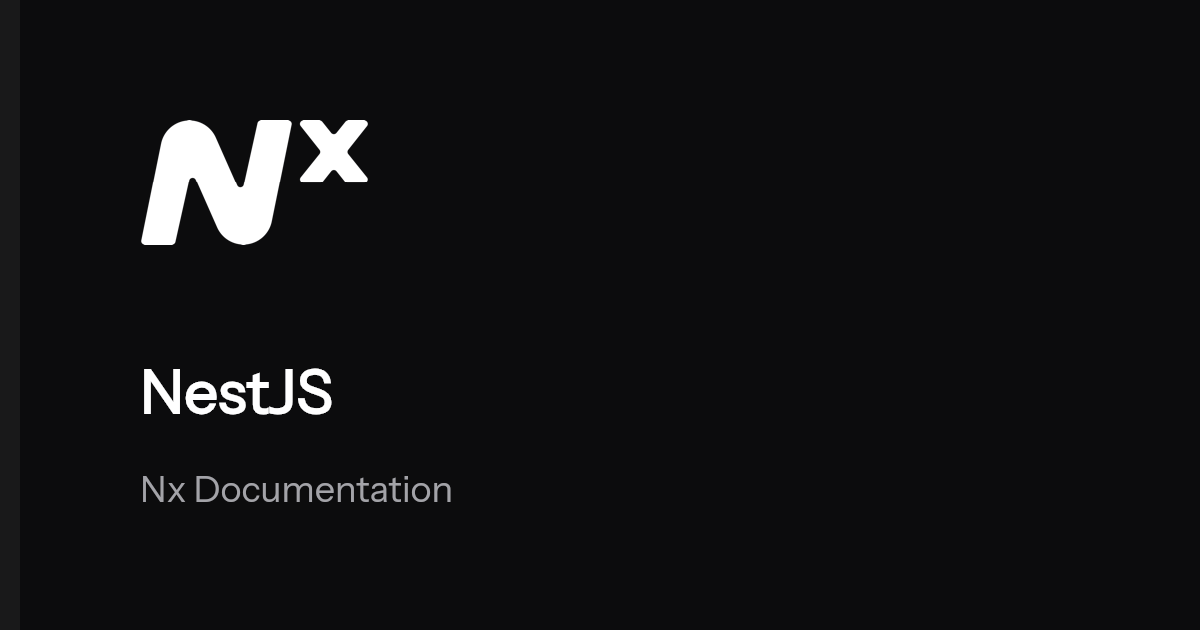 NestJS | Nx