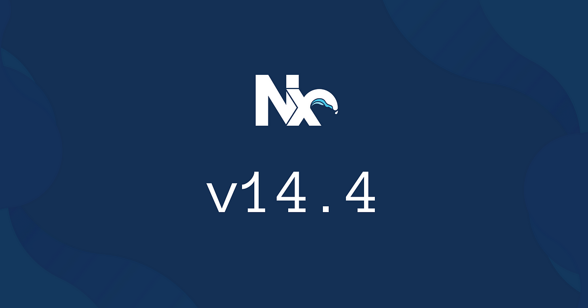Nx 14.4 — Inputs, optional npm scope, project graph cache directory and ...