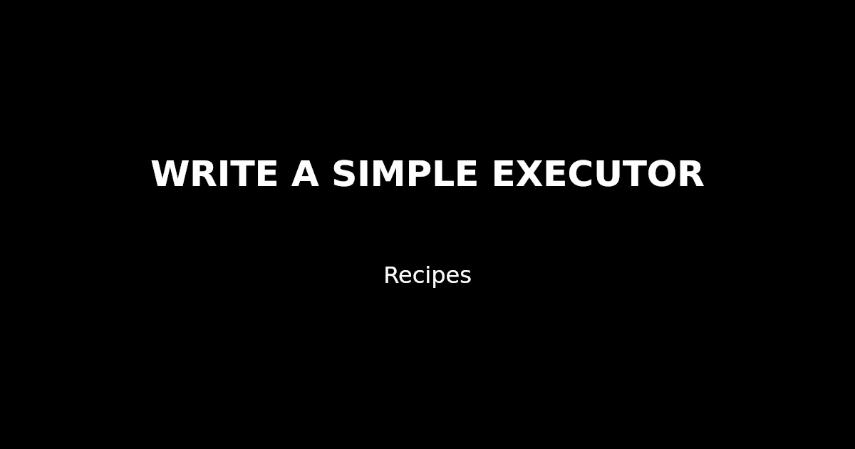 Tutorial] How to build Script Executor