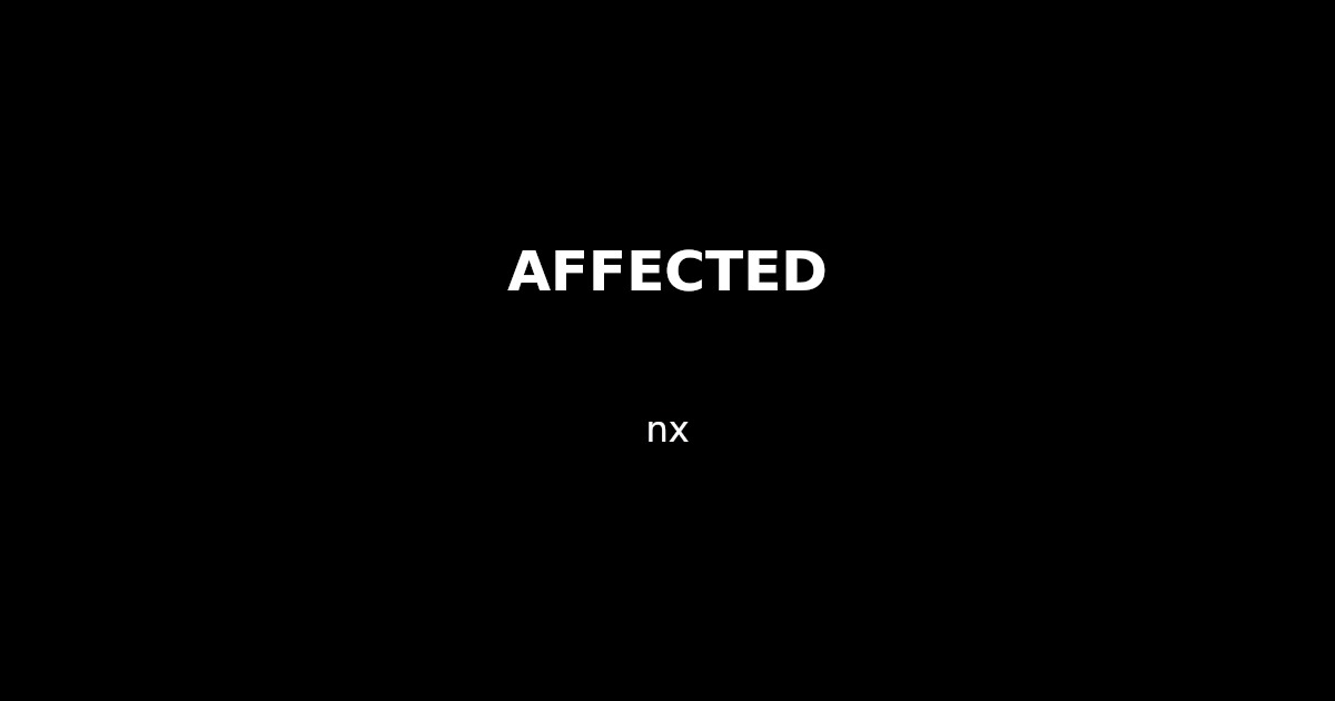 Affected - CLI Command | Nx